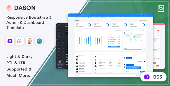 Dason - Admin & Dashboard Template