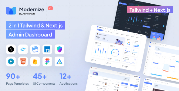 Modernize - Tailwind Next.js Admin Dashboard Template