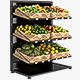 Shelves with fruits - 3DOcean Item for Sale