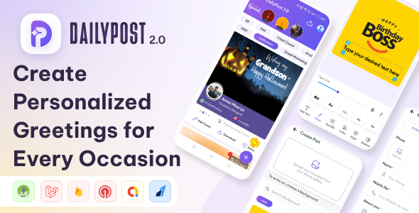 DailyPost 2.O: Poster Maker, Festival & Business, Crafto App Clon