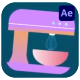 Baking And Cooking Icons And Titles for After Effects - VideoHive Item for Sale