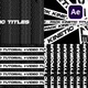 Kinetic Titles \ AE - VideoHive Item for Sale