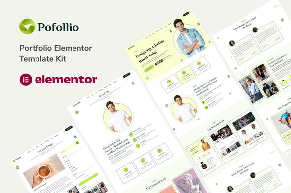 Pofollio – Portfolio Elementor Template Kit – 0 Sold!