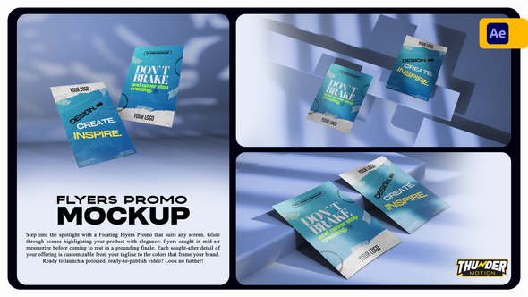 Creative Flyer Video Mockup