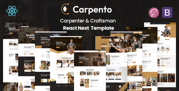 Carpento – Carpenter and Craftsman React Template – 0 Sold!