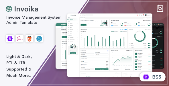 Invoika - Invoice Management Admin Template