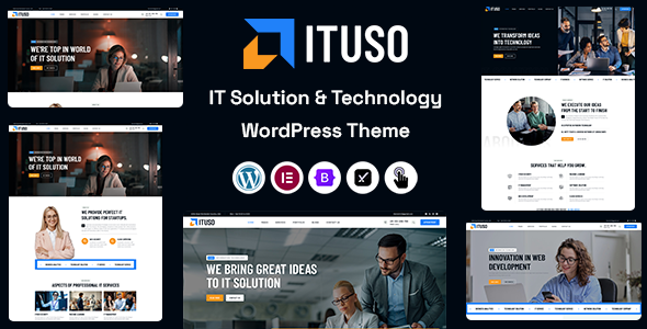 Ituso – IT Solutions & Technology WordPress Theme – 0 Sold!