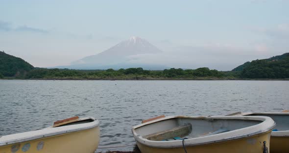 Japan Fujisan in Shojiko at japan