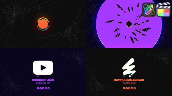 Halloween Logo for FCPX alt