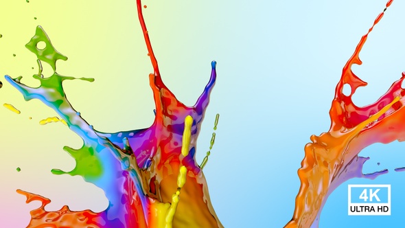 Multicolor Paints Drops Splash V4 alt