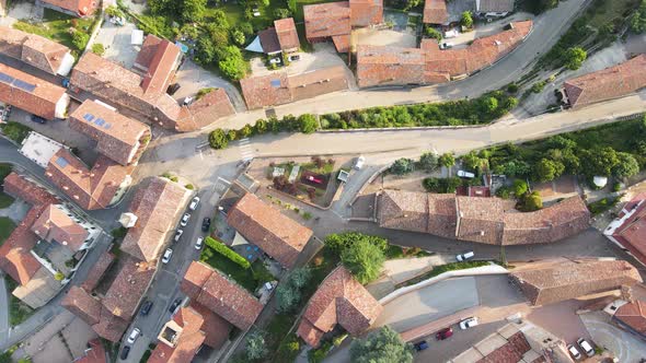 View of city Cellarengo, Piemonte, Italy