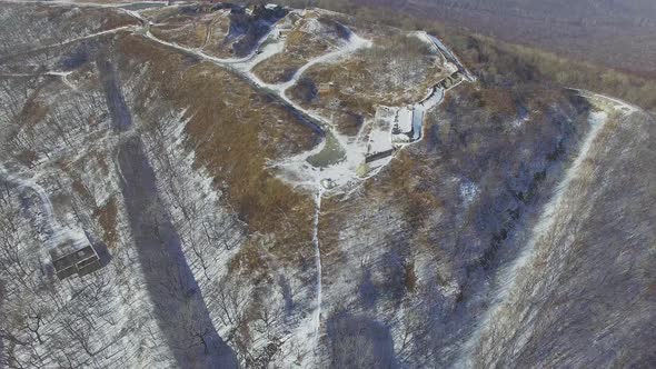 View From the Drone To the Complex of Fortifications of the Vladivostok Fortress