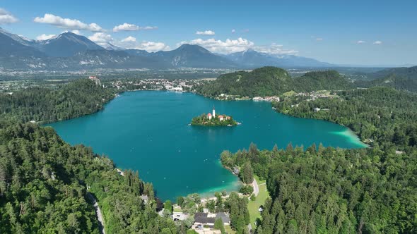 Resort Lake Bled Summer Vacation