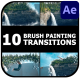 Brush Painting Transitions for After Effects - VideoHive Item for Sale