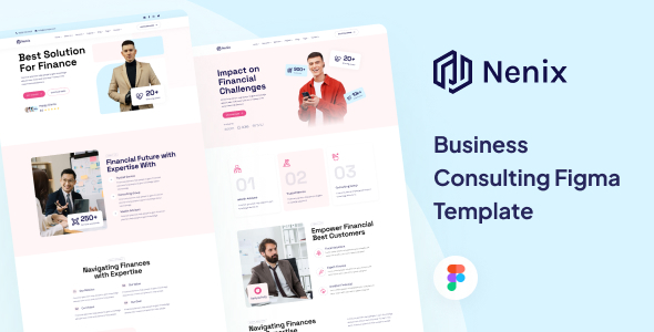 Nenix - Business Consulting Figma Template