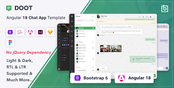 Doot - Angular 18 Chat App Template