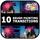 Brush Painting Transitions | FCPX - VideoHive Item for Sale