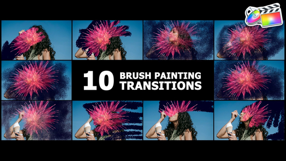 Brush Painting Transitions | FCPX alt