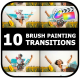 Brush Painting Transitions | FCPX - VideoHive Item for Sale