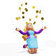 3D Businesswoman Character with Falling Coins for Animation and Game Projects - 3DOcean Item for Sale