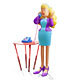 3D Businesswoman Character on the Phone for Animation and Game Projects - 3DOcean Item for Sale