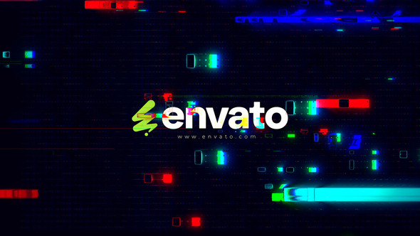 Glitch Logo Intro FCPX