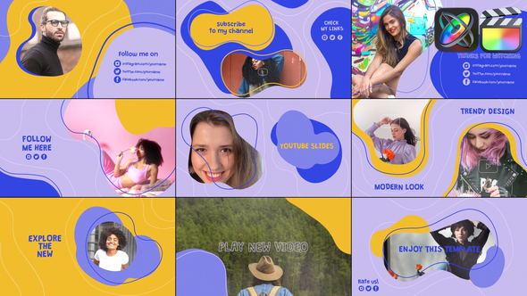 Social Media Liquid Slides for FCPX alt