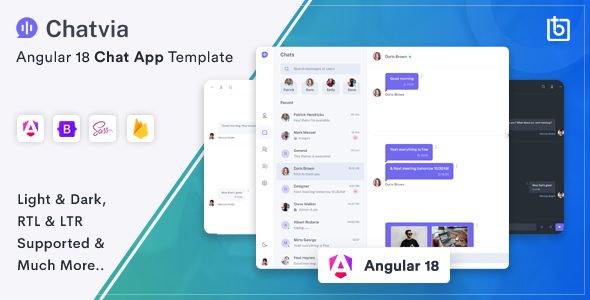 Chatvia - Angular 18 Chat App Template