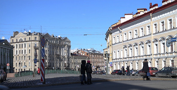 People In Old City