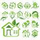 Eco Houses - GraphicRiver Item for Sale