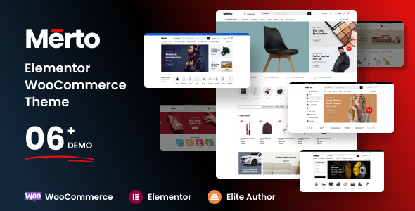 Merto – Multipurpose WooCommerce WordPress Theme – 0 Sold!