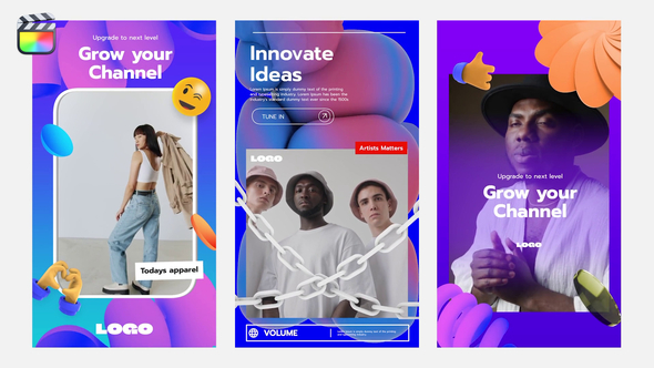 3D Social Media Post alt