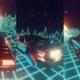 Flying 3D car of the retro-futuristic 80s style - VideoHive Item for Sale