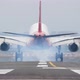 Heavy Plane is Landing on the Runway - VideoHive Item for Sale