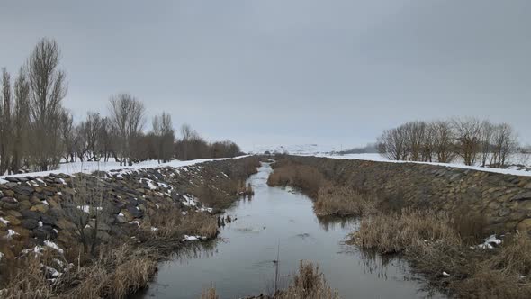 nature winter stream