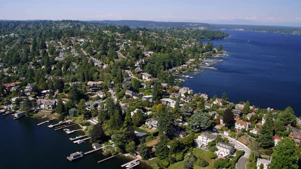 Laurelhurst Waterfront Neighborhoods Washington Housing Aerial