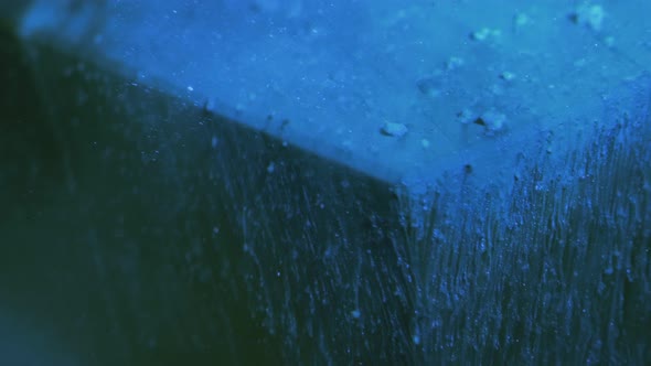 Ink Drop Blue Glitter Fluid