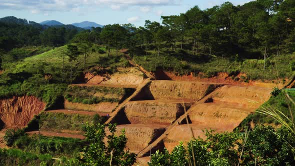 Land digs for agricultural purposes in Vietnam