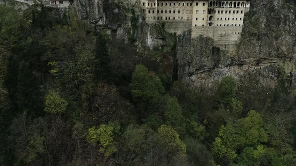 Sumela Monastery on the Rocky Mountain