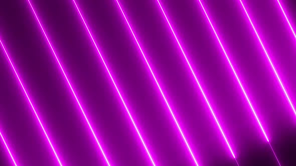 Bright purple color seamless neon light line technology motion background. Vd 642