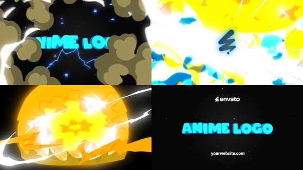 Massive Anime Explosion Logo Opener | FCPX alt