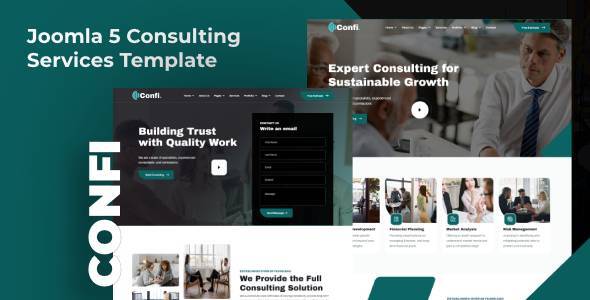 Confi – Joomla 5 Consulting Services Template