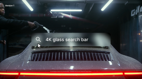 Glass Search Bar