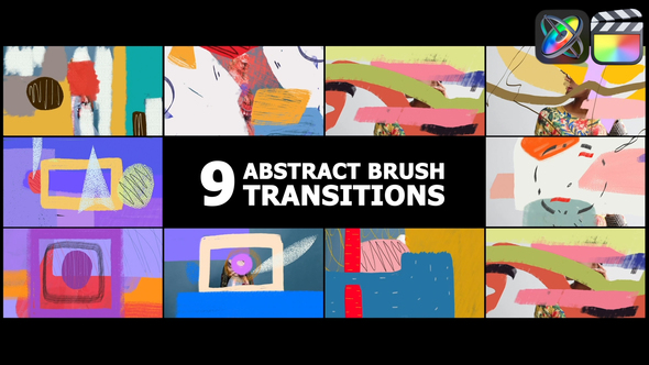 Abstract Brush Transitions | FCPX alt