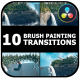 Brush Painting Transitions for DaVinci Resolve - VideoHive Item for Sale