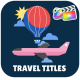 Travel Icons And Titles for FCPX - VideoHive Item for Sale