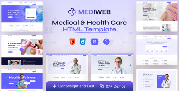 Mediweb – Health & Medical HTML Template – 0 Sold!