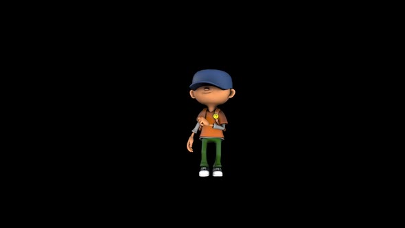 Teenage Boy Walk alt