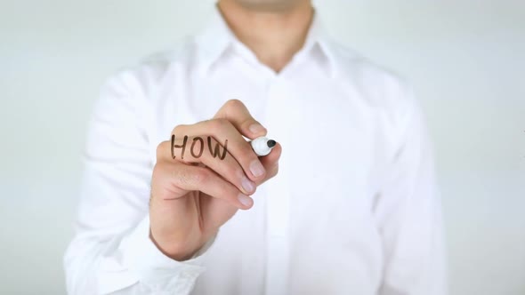 How To Reach Engagement Businessman Writing on Glass