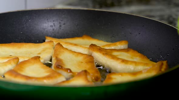 Dough Products Fried in Vegetable Oil.